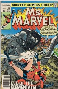 Ms Marvel #11 ORIGINAL Vintage 1977 Marvel Comics Elementals