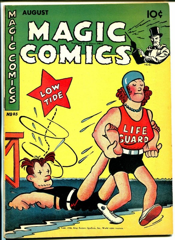 Magic #85 1946-McKay-Mandrake-Dagwood-Ray Crane-Popeye-Lone Ranger-Blondie-VF-