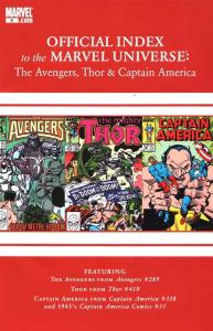 Avengers, Thor & Captain America: Official Index to the Marvel Universe #9 VF/NM