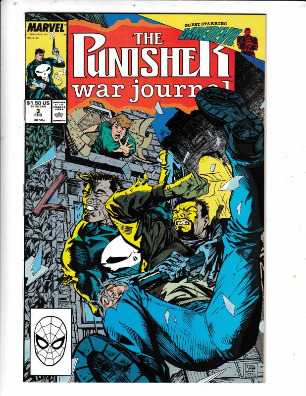 The Punisher War Journal #3 (1989) VF/FN MARVEL COMICS