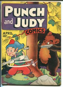 Punch and Judy Vol. 2 #9 19467-Hillman-Funny Animals-higher grade-wacky-VF- 