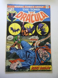 Tomb of Dracula #15 (1973) GD/VG Condition