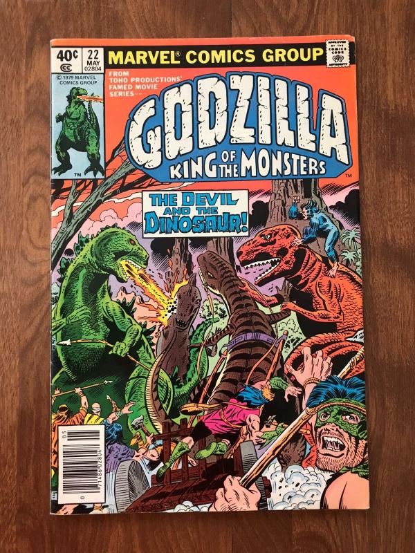 Godzilla: King of the Monsters #22 (Marvel; May, 1979) - Last issue - Fine+