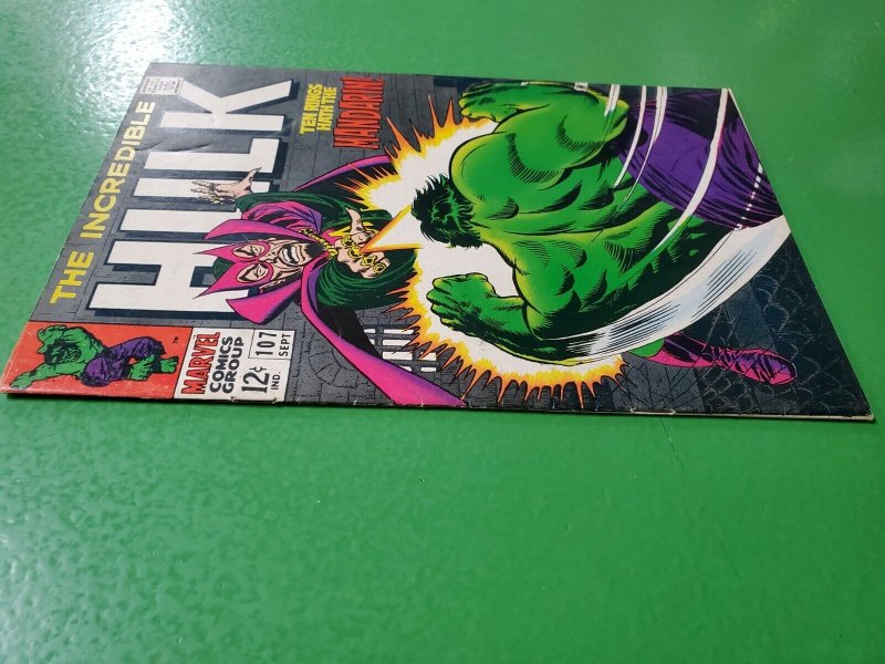 Incredible Hulk #107 Mandarin app Herb Trimpe 1968 Marvel FN 