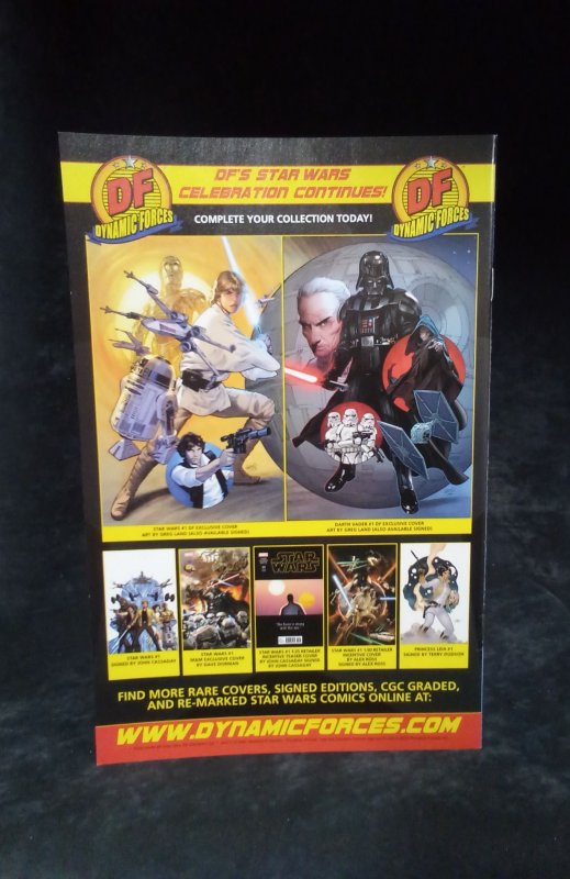 Princess Leia #1 Dynamic Forces Exclusive Greg Land Variant (2015)