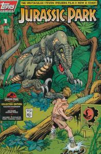 Jurassic Park #1 VF/NM; Topps | save on shipping - details inside