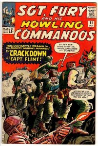 SERGEANT FURY 11 GOOD October 1964 COMIC BOOK