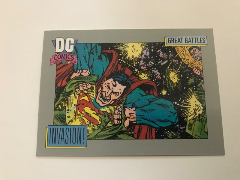 INVASION! #155 card : 1992 DC Universe Series 1, NM/M, Impel, Great Battles