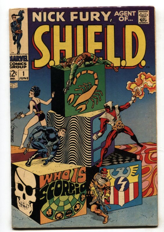 Nick Fury, Agent Of Shield #1--1968--STERANKO--Marvel--Silver Age--FN