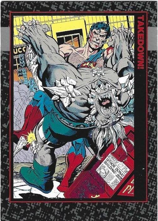 1991 Doomsday: Death of Supermnan #83 Takedown