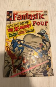 Fantastic Four #28 (1964)xmen/thinker/android/puppet master solid copy fn+