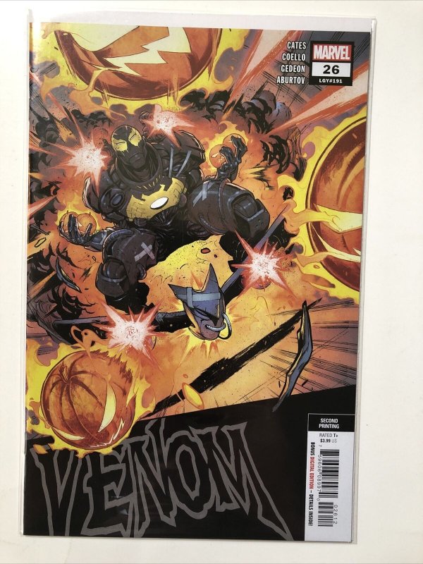 VENOM #26 IBAN COELLO 2ND PRINT VARIANT MARVEL 2020 NM 