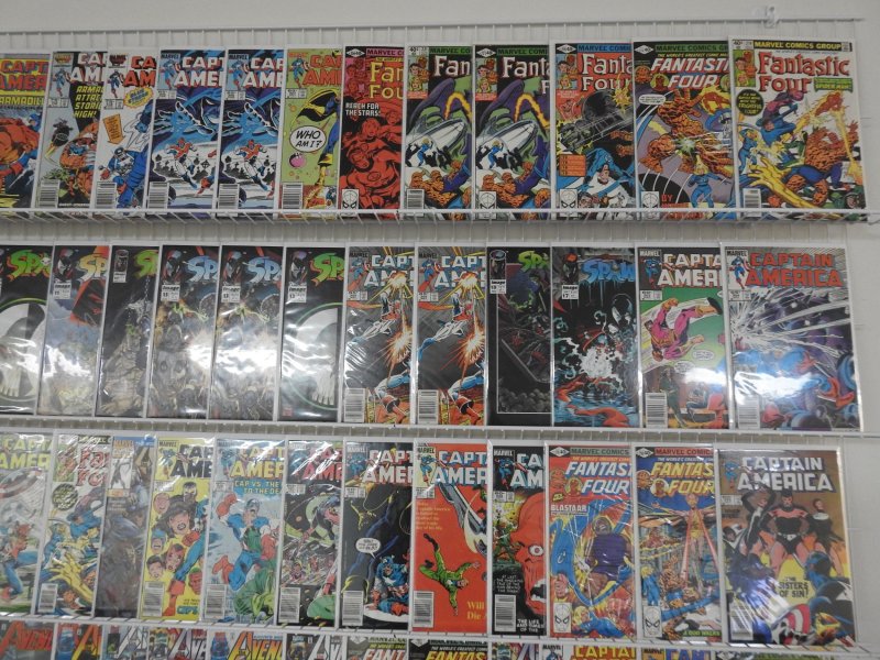 Huge Lot 140+ Comics W/ Spawn, Fantastic Four, Captain America +More! Avg. VF-