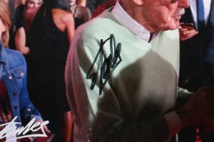 Stan Lee w Tilda Swinton at Doctor Strange Premiere Print - Signed by Stan Lee