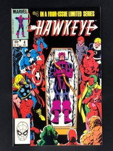 Hawkeye #4 (1983) VF/NM Marriage of Hawkeye and Mockingbird