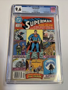 Superman (1986) # 423 (CGC 9.6 WP SS) CPV Canadian Price Variants | Alan Moore