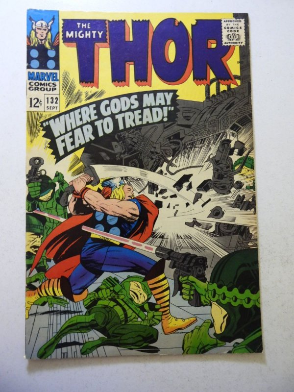 Thor #132 (1966) FN Condition ink on bc