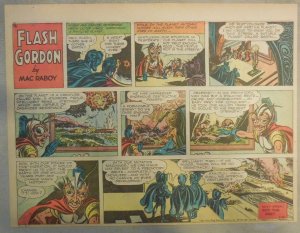 Flash Gordon Sunday Page by Mac Raboy from 1/16/1955 Half Page Size