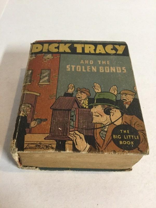 Dick Tracy And The Stolen Bonds Vg Very Good 4.0 Big Little Books 1105