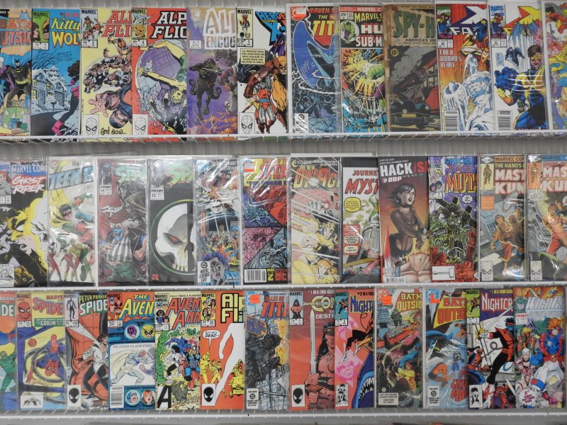 Huge Lot 150+ Comics W/ Thor, Teen Titans, Flash, Spidey+ Avg VF- Condition!