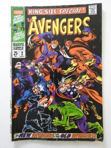 Avengers King Size #2 (1968) Solid GVG Condition!
