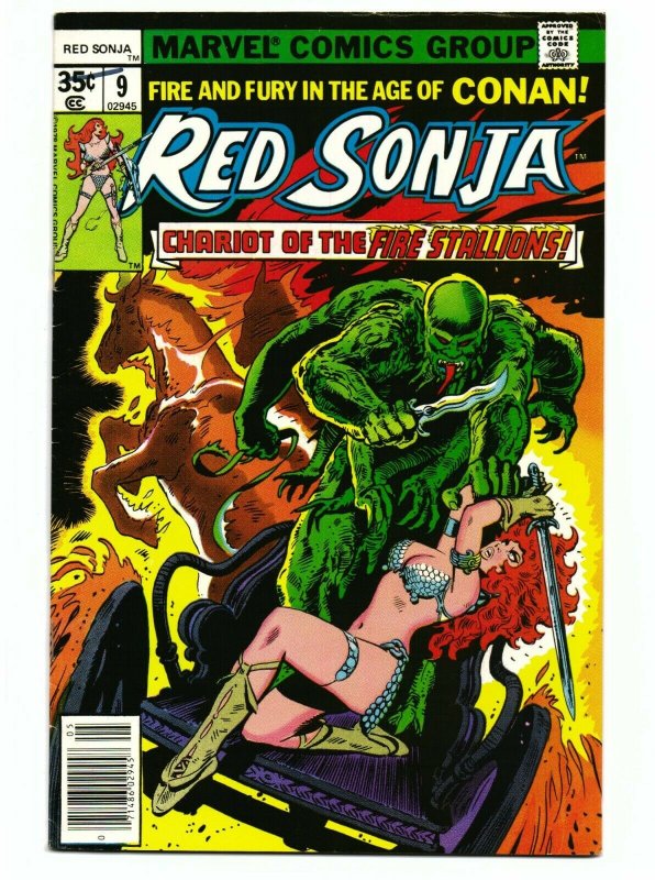 Marvel Comics Group! Red Sonja! Issue 9! 