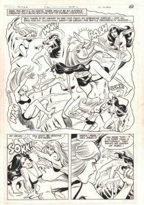 Action Comics #540 p.5 / 30 - Mera vs. V'Lana Action Splash 1983 by Alex Saviuk