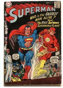 SUPERMAN #199 G+ comic book 1967-DC COMICS FLASH BATMAN-WONDER WOMAN