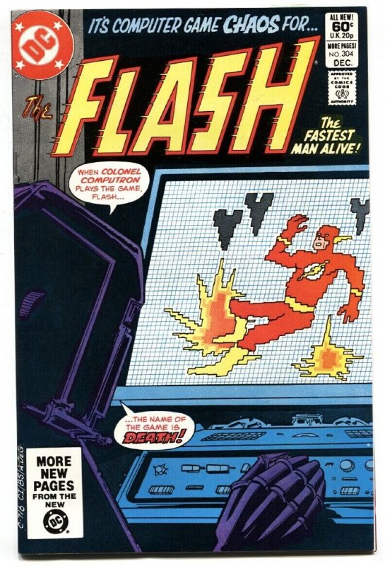 Flash #304 1981-First COLONEL COMPUTRON- DC Comics nm-