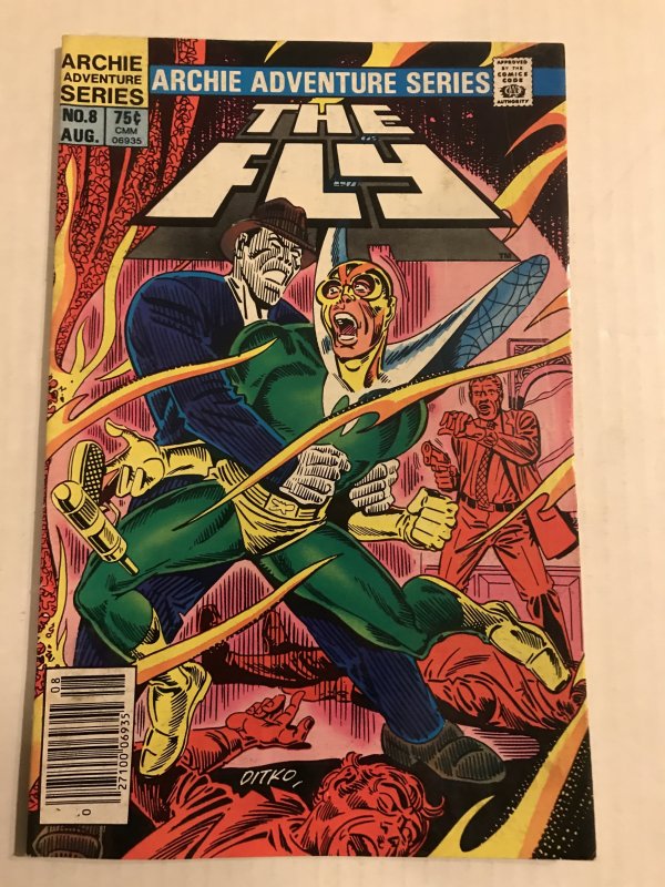 The Fly #8 : Archie 8/84 VG-; Newsstand, Steve Ditko art