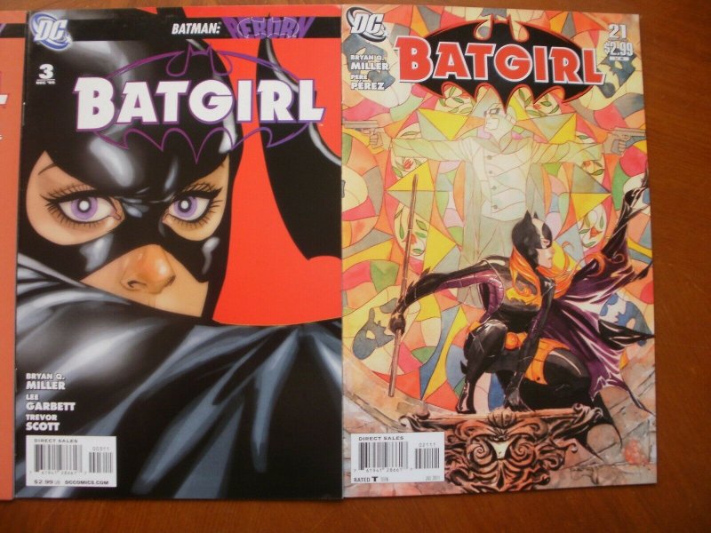 3 DC Comic: BATGIRL #2 #3 (Batgirl Rising Batman Reborn 2009) & #21 The Lesson