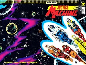 Justice Machine #2 Comico Comics 02/87 (VF 8.0/Stock Photo)