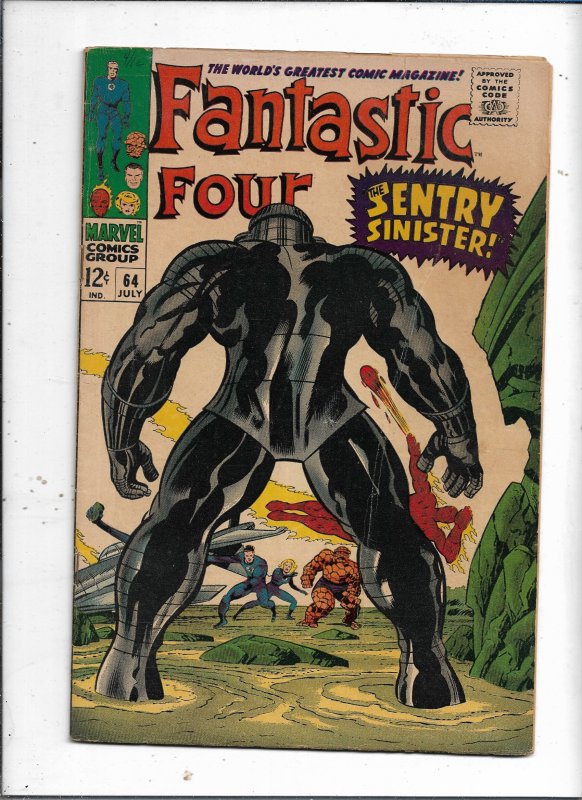 Fantastic Four #64 (1967) VG+    nw45