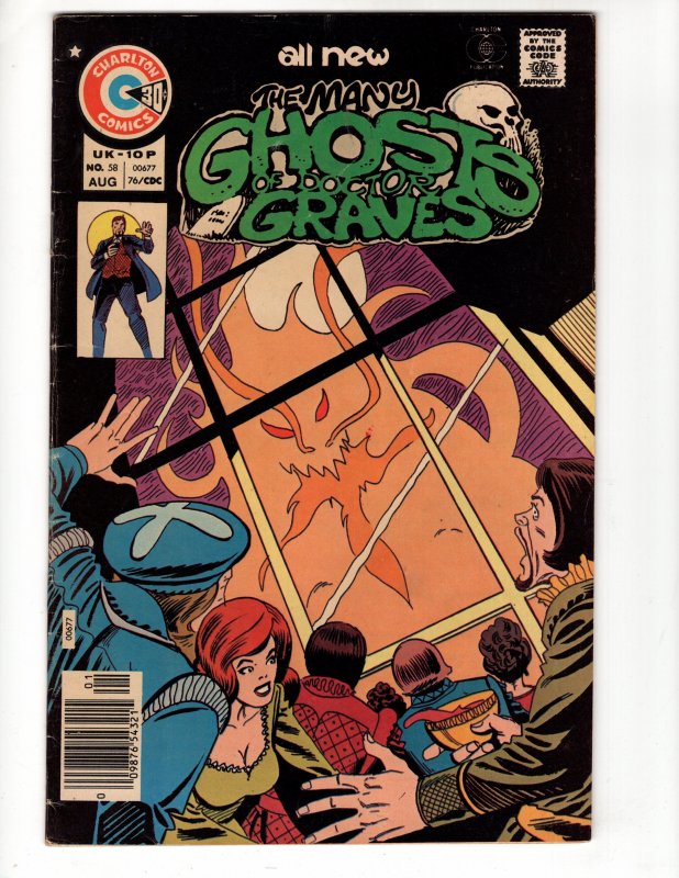 Many Ghosts of Dr. Graves #58 Steve Ditko Bronze Age Charlton Horror