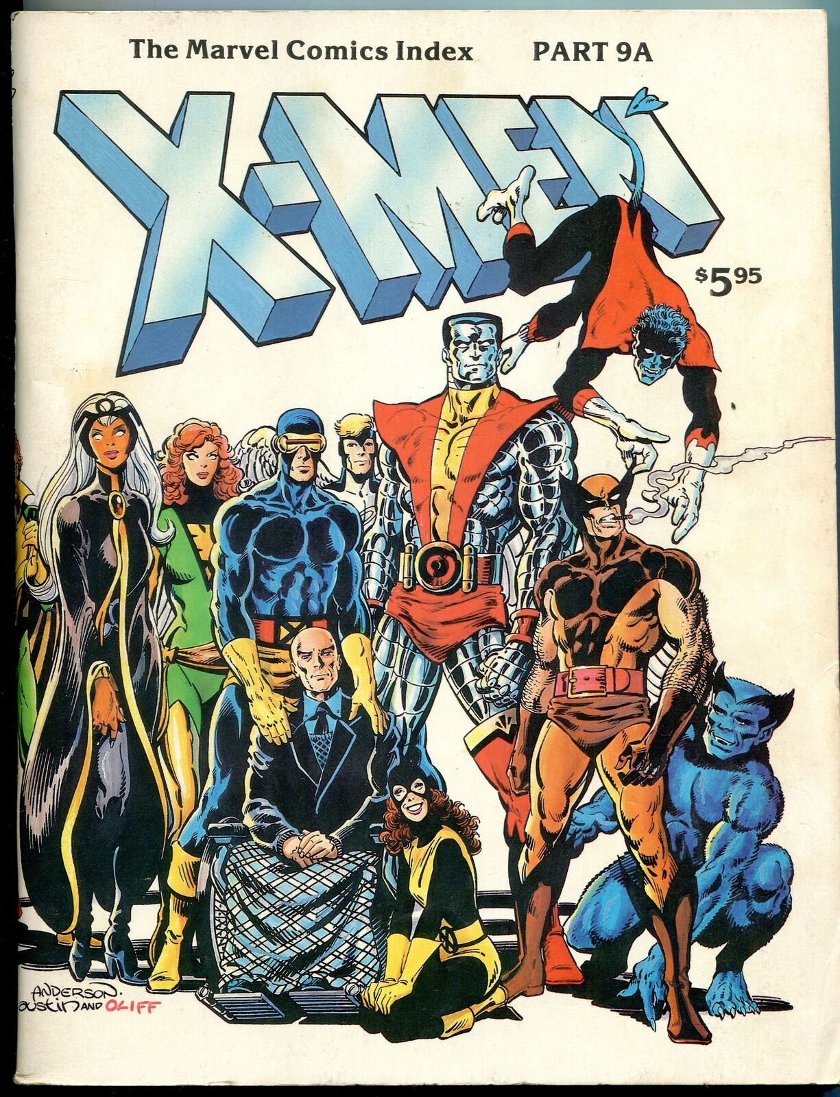 Marvel Comics Index #9A- X-Men issue- history- cover gallery 2nd print