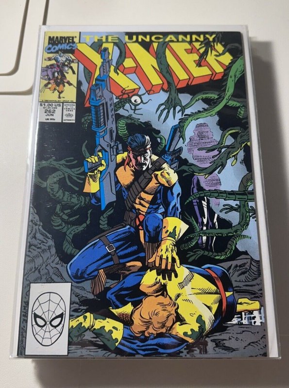 Marvel Comics Uncanny X-Men #262 Kieron Dwyer Art / Cover 1990