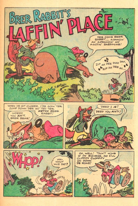 DISNEY'S UNCLE REMUS & TALES OF BR'ER RABBIT (1946) Dell 4-Color #129  8.0 VF