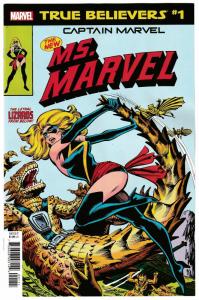 True Believers Captain Marvel New Ms Marvel #1 Rep Ms Marvel #20 (2019) NM