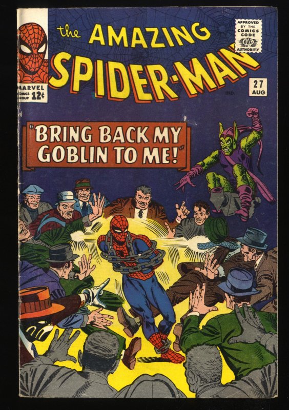 Amazing Spider-Man #27 VG+ 4.5 Green Goblin! Marvel Comics Spiderman