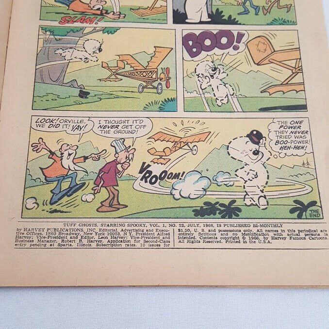 Tuff Ghosts Starring Spooky #23 July 1966 GD 2.0 Harvey Comics