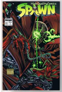 SPAWN #23, NM-, Todd McFarlane, Capullo, Movie/TV, 1992, more in store