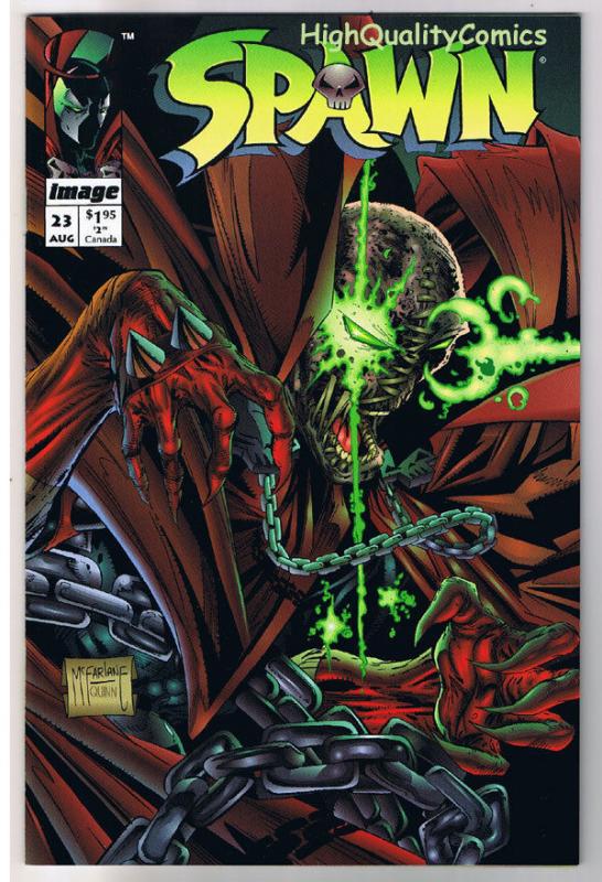 SPAWN #23, NM-, Todd McFarlane, Capullo, Movie/TV, 1992, more in store