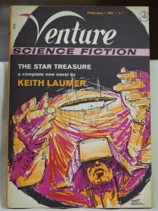 Venture Science Fiction February  1970 Volume 4 #1