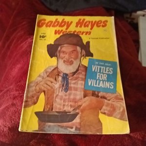 Gabby Hayes Western #43 Fawcett comics 1952 golden age Vittles for Vitamins