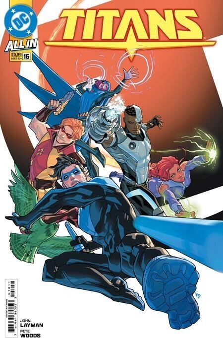 Titans #16 Cvr A Pete Woods DC Comics Comic Book