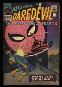 Daredevil #17 VG- 3.5 Spider-Man Appearance John Romita Art!