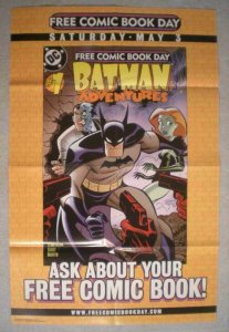 BATMAN ADVENTURES Promo Poster, 22x34, 2003, Unused, more Promos in store