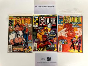 3 Excalibur Marvel Comic Books # 114 115 116 Avengers Hulk Thor Ironman 106 EJ10