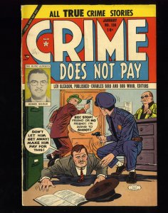 Crime Does Not Pay #130 GD/VG 3.0 White Pages