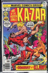 Ka-Zar #16 (1976) Ka-Zar